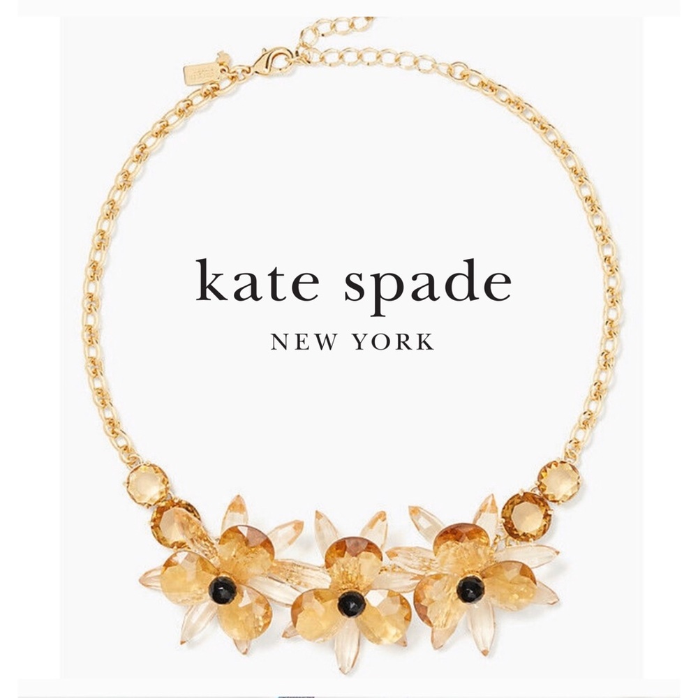 Kate Spade Blooming Floral Statement Necklace